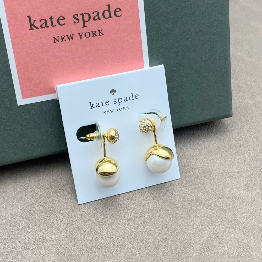 kate spade Oversized Pearl Drop Earrings